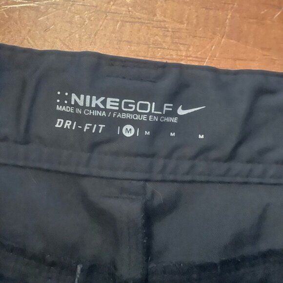 Youth Nike Golf Dri Fit Black Chino Shorts Medium 26” Waist - Picture 4 of 9